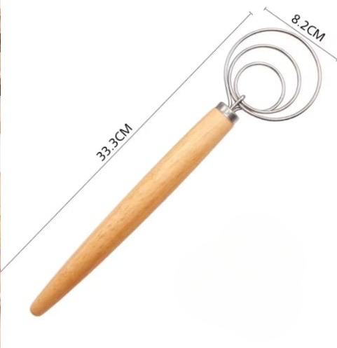 Flour Mixer, Manual Non Stick Cream Beater, Danish Bread Dough Hand Mixer, Dough Whisk Mixer, Kitchen Baking Blender Tool, Durable Handheld Food Blender For Cooking Flour Mixer, Manual Non Stick Cream Beater, Danish Bread Dough Hand Mixer, Dough Whisk Mixer, Kitchen Baking Blender Tool, Durable Handheld Food Blender For Cooking